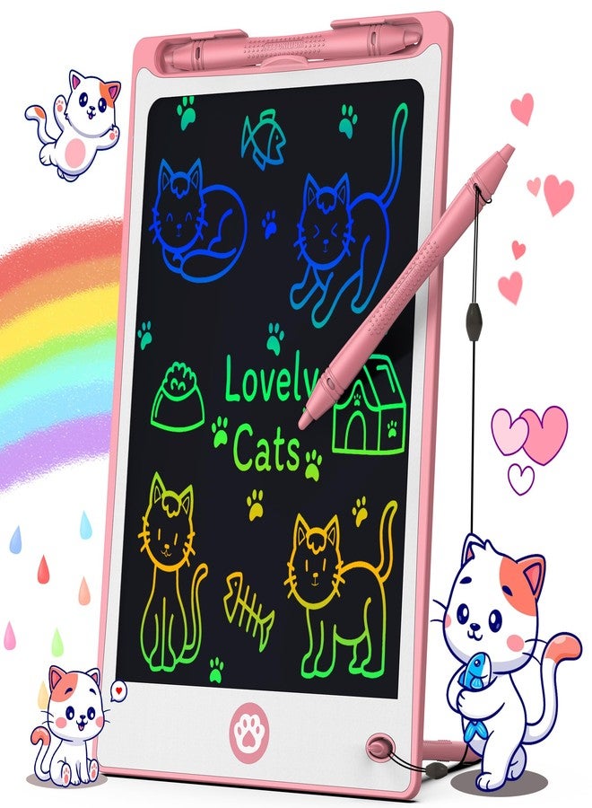hockvill لوحة كتابة هوكفيل LCD للأطفال 8.8 بوصة، ألعاب للبنات والأولاد، لوحة رسم للأطفال من 3 إلى 7 سنوات، هدية عيد الطفل، لوحة رسم للأطفال الصغار، مستلزمات السفر، هدية عيد الميلاد للأطفال - Image 1